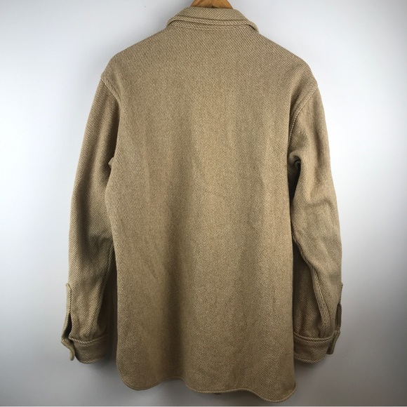 SOLD - Vintage Woolrich Heavy Wool Shirt Made in USA Button Down Sz L - Picture 2 of 16